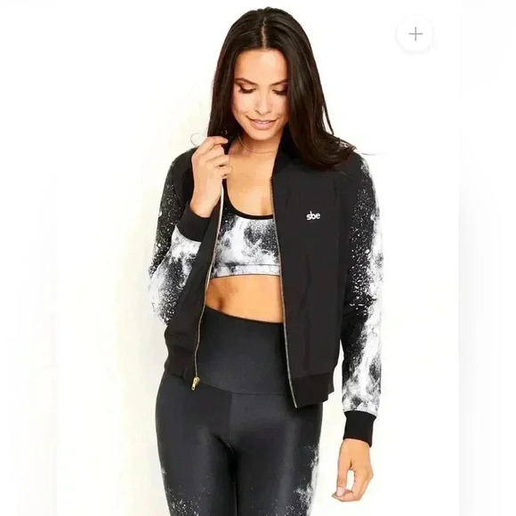 Goldsheep SBE BLACK & WHITE TRACK JACKET - Picture 6 of 7